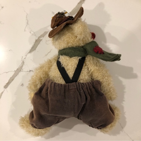 The Ganz Cottage by Lorraine bear plush hat suspenders  2002 EUC - Picture 4 of 8